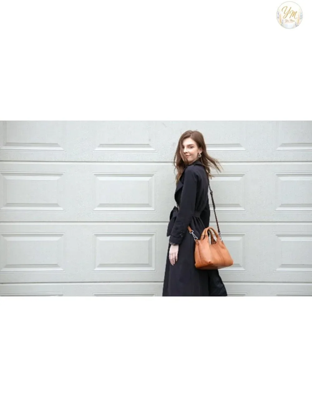 Genuine Leather Satchel Bag Women Crossbody Shoulder Tote Purse with Detachable